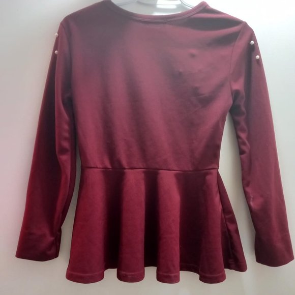 Burgundy Blouse - Picture 2 of 3